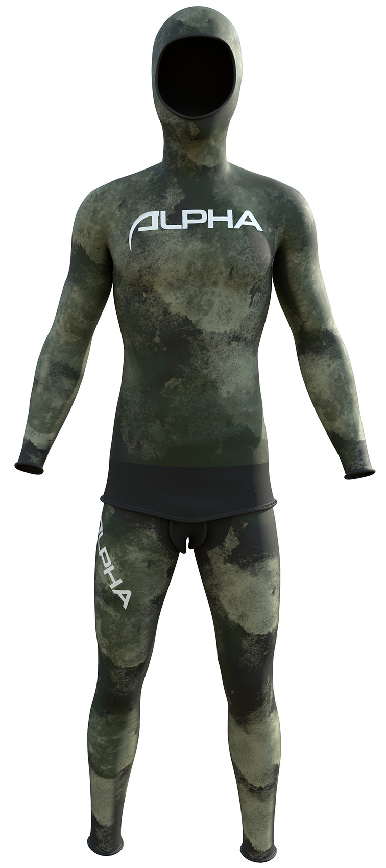 spearfishing camouflage wetsuits SCOMPOSTA