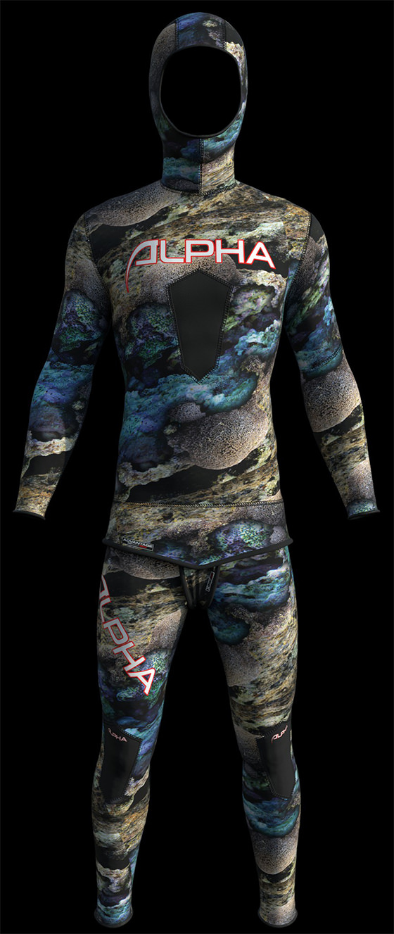 CRYPTIC REEF Real Camo spearfishing wetsuits made to measure