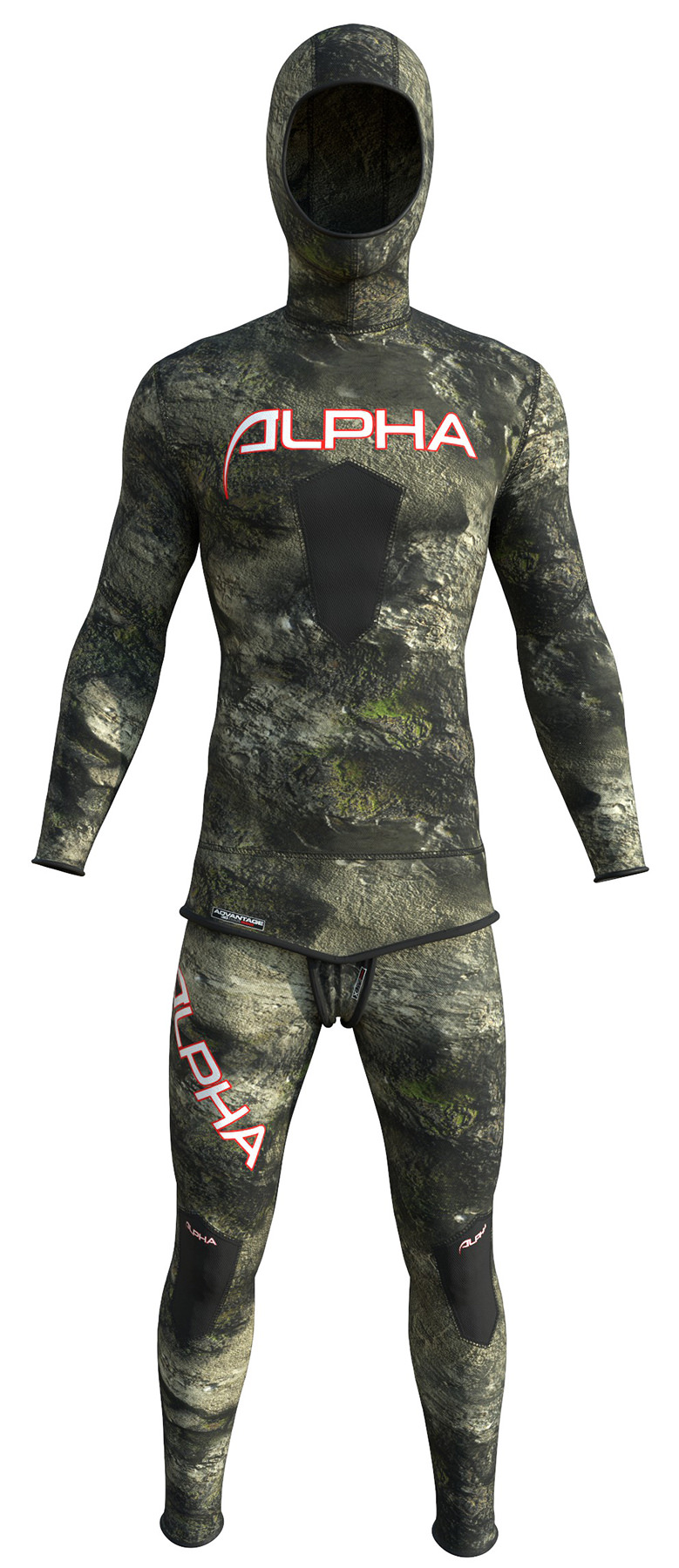 REAL CAMO 3D spearfishing wetsuits camo made to measure tailored