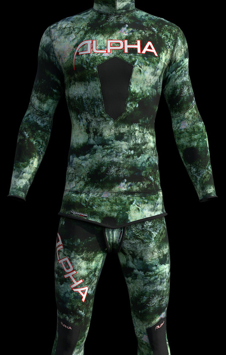 ADVANTAGE V2 CAMO spearfishing wetsuits camo made to measure