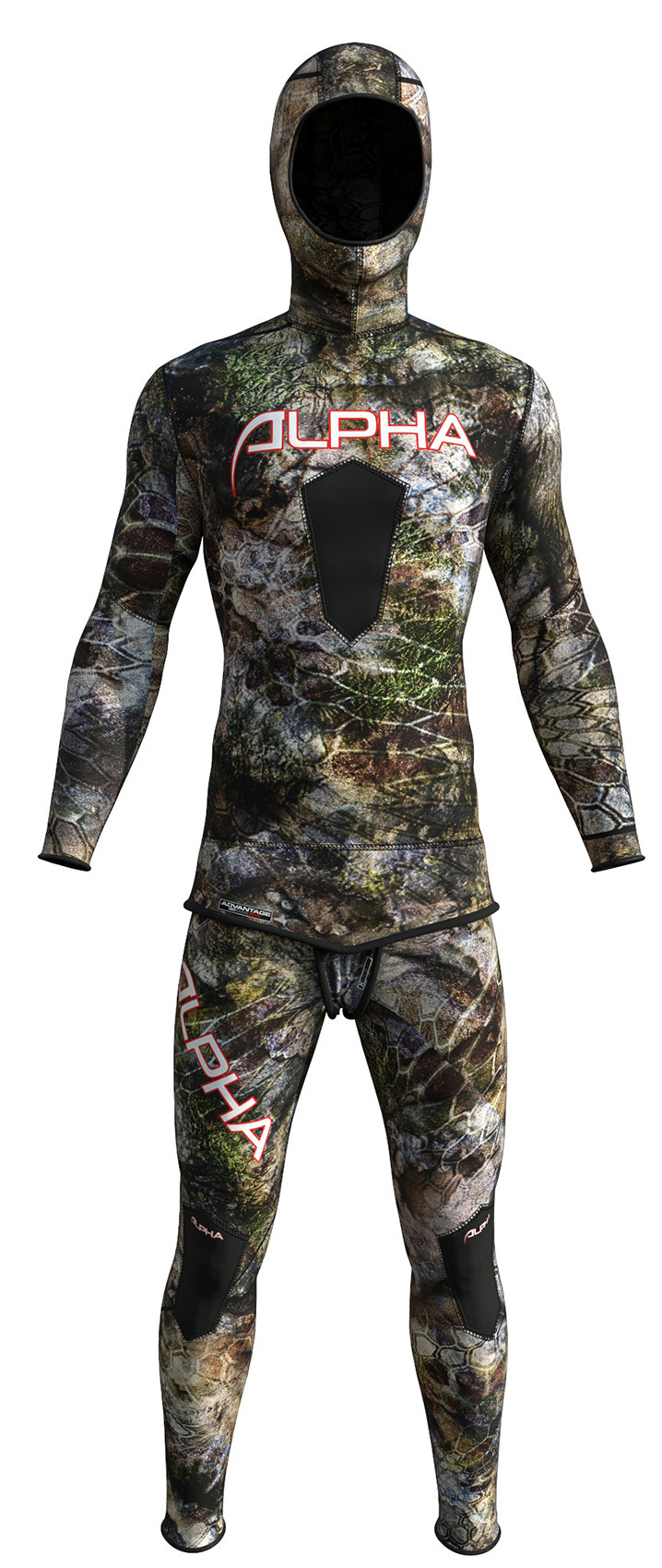 REAL CAMO PREDATOR spearfishing wetsuits camouflage neoprene