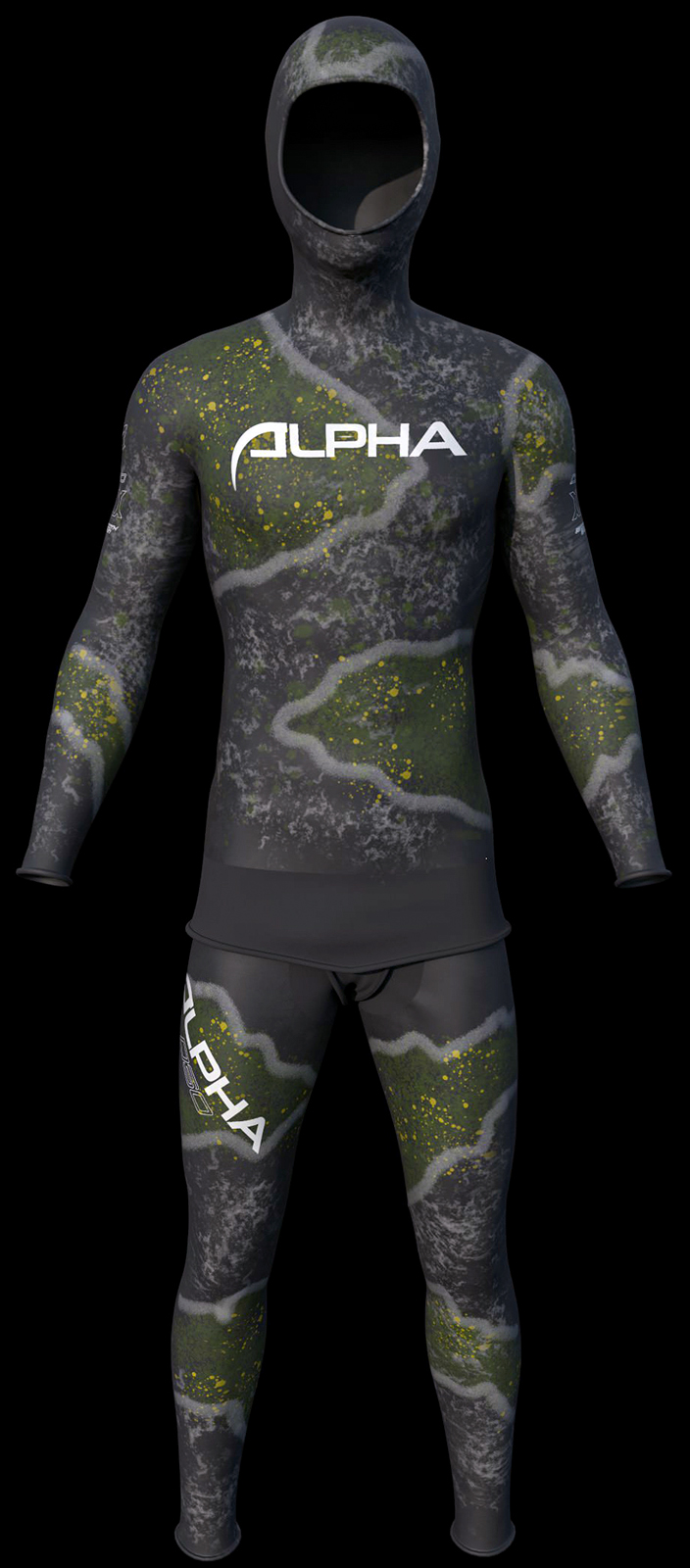 Smooth skin spearfishing wetsuits ALPHA